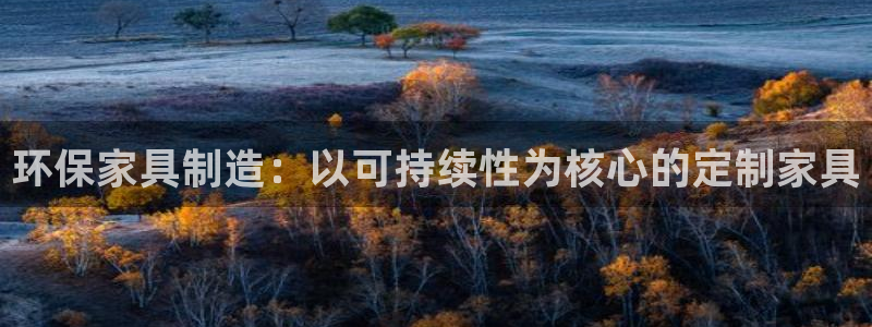 杏耀注册杏耀登陆：环保家具制造：以可持续性为核心的定制家具