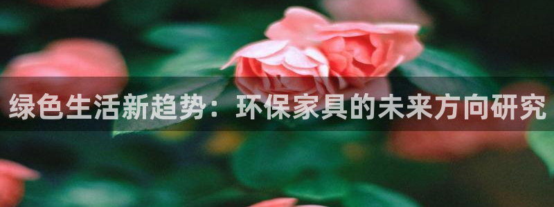 杏耀平台首页登录：绿色生活新趋势：环保家具的未来方向研究