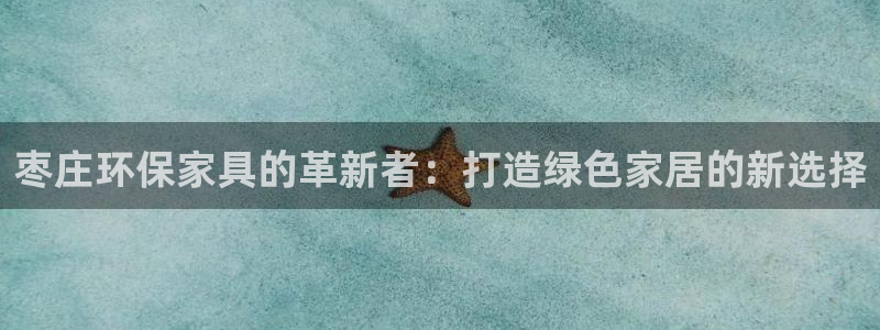 杏耀官网登录：枣庄环保家具的革新者：打造绿色家居的新选择