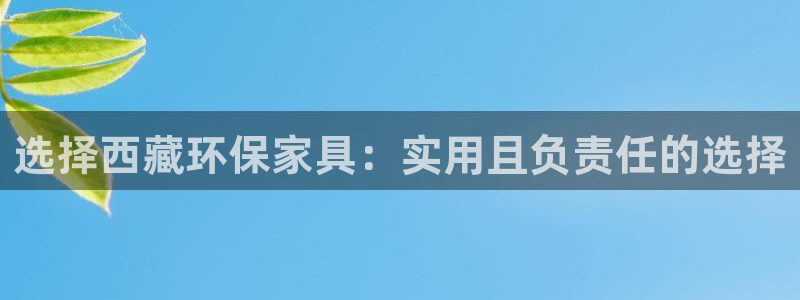 杏耀网页手机登录：选择西藏环保家具：实用且负责任的选择