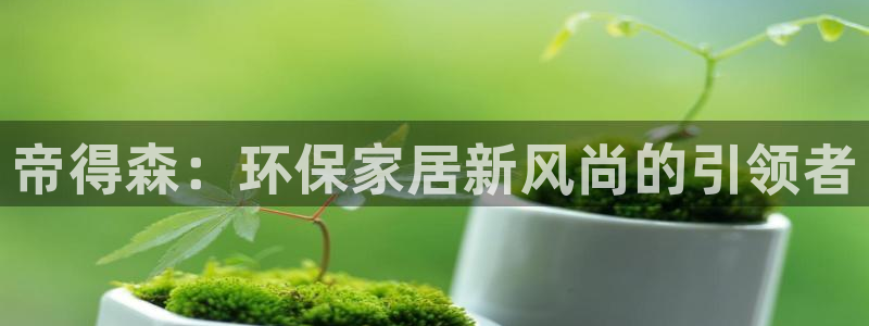 杏耀官方：帝得森：环保家居新风尚的引领者