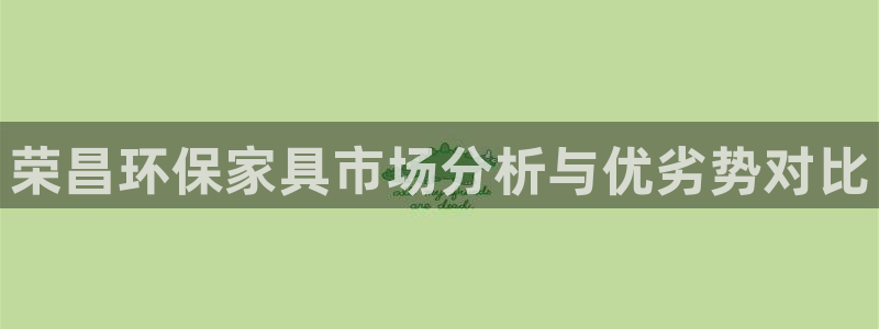 杏耀3代理：荣昌环保家具市场分析与优劣势对比